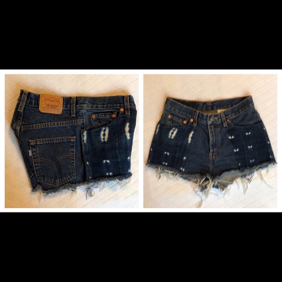 Levi's Pants - Levi’s cut off patchwork front shorts EUC sz 7 S
